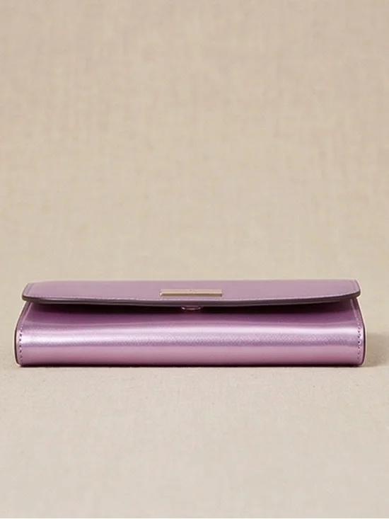 $199 Kate Spade ♠️ Kenzie Medium Wristlet Patent Wallet Quartz Pink NWT in a box - Picture 5 of 12